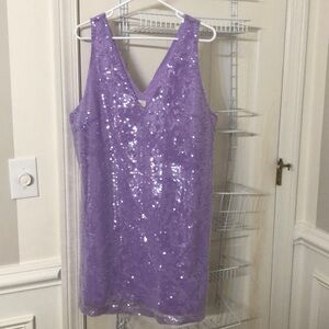 A New Day Target purple sequin dress